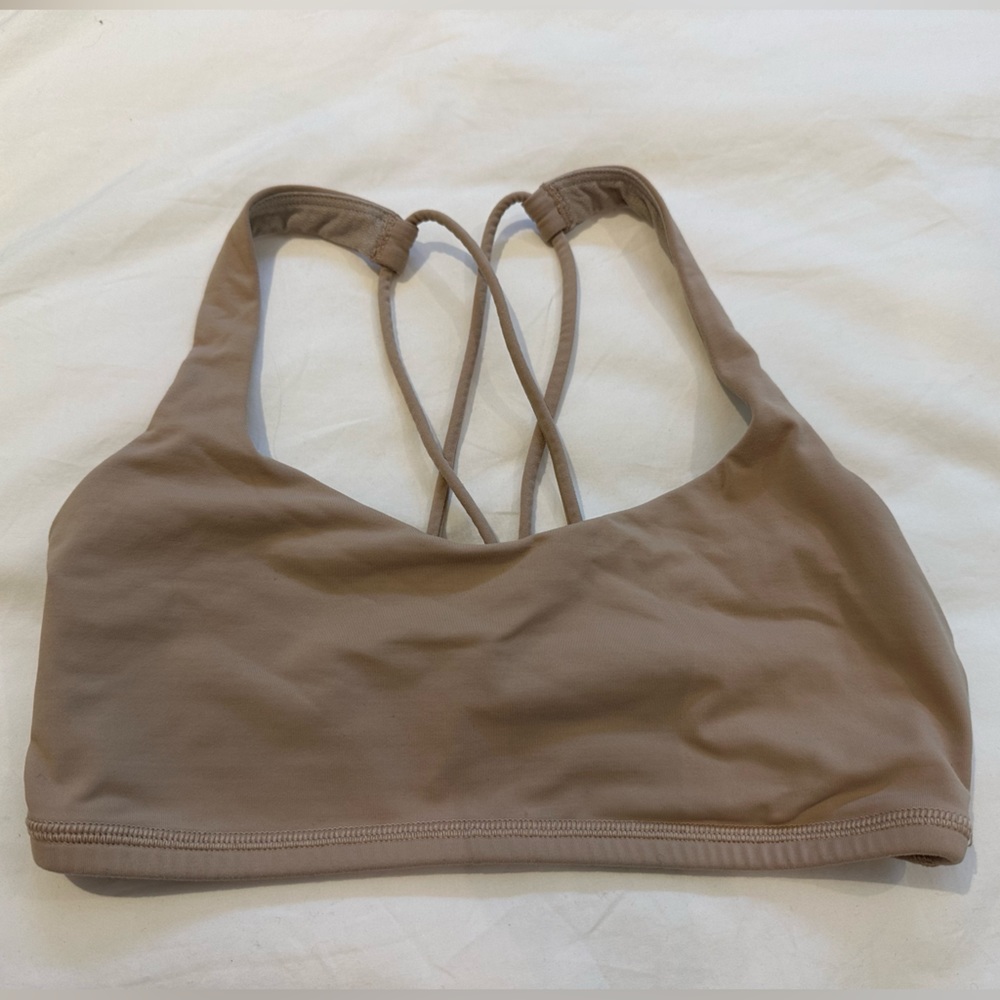 Tan Lululemon Bra